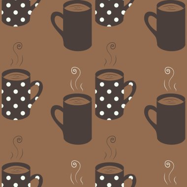 Noktalı vurup cups ile Seamless Modeli