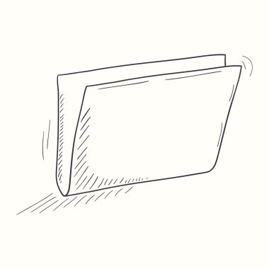 Kabataslak boş klasör masaüstü simgesi