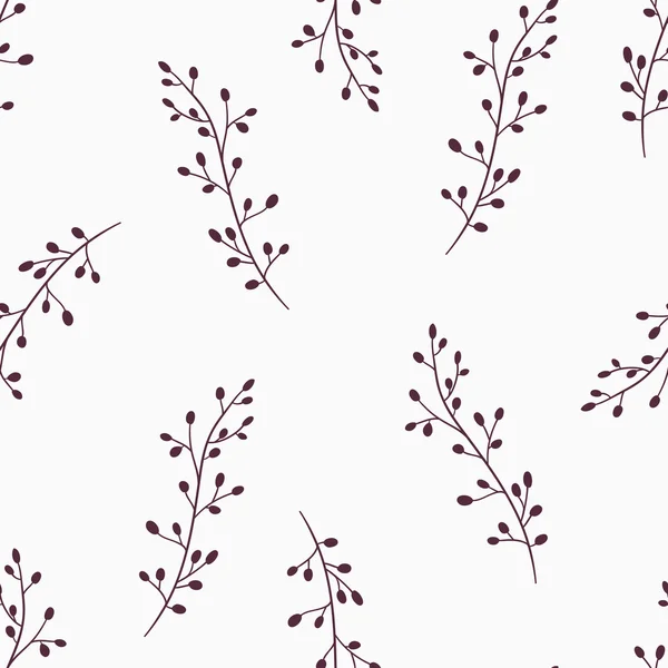 Fondo de patrón simple floral sin costuras — Archivo Imágenes Vectoriales