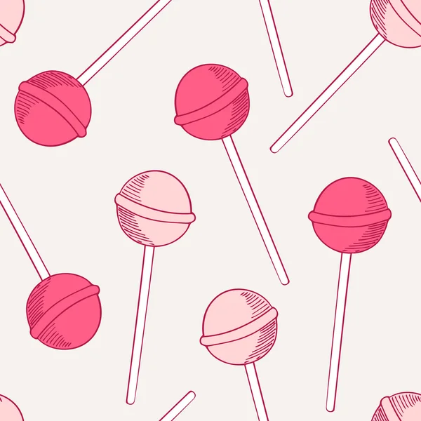 Croquis bonbons patron sans couture — Image vectorielle