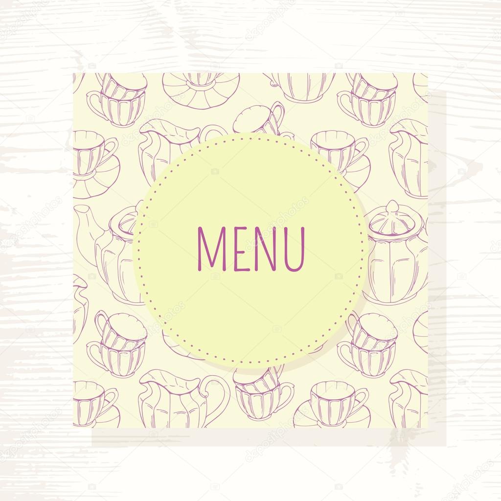 room service menu template