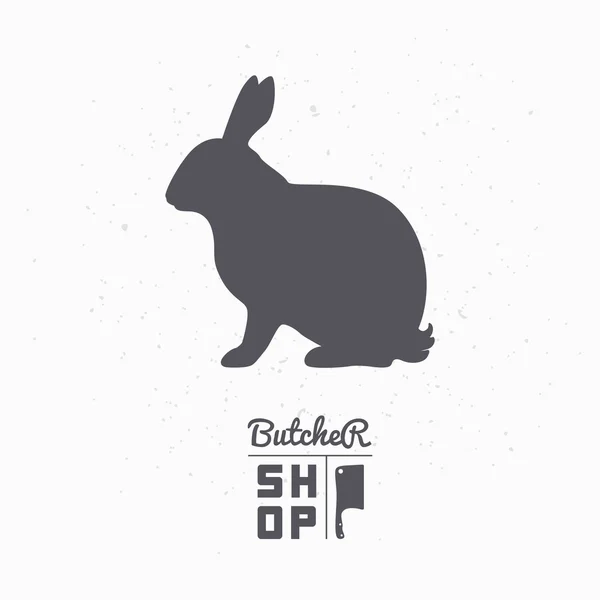 Slager winkel logo sjabloon — Stockvector