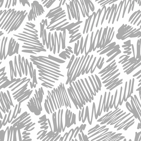 Seamless pattern with hand drawn pen or pencil lines. Abstract background texture — Stok Vektör