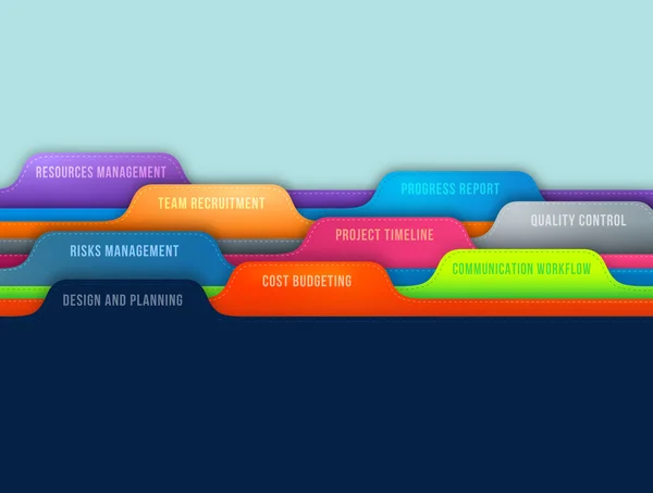 Successful Business Project Management Element Concept — Zdjęcie stockowe