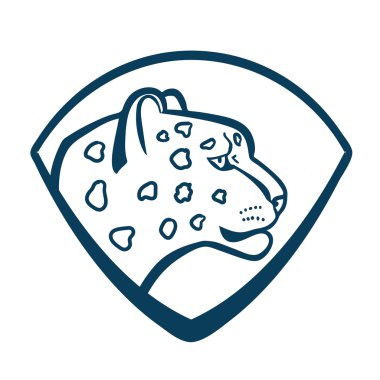 Kar leoparı arması profil başkanı.