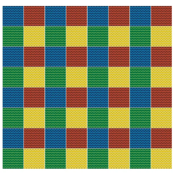 Pattern seamless crocheted blanket — ストック写真