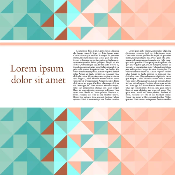 Modèles de mise en page flyers, impression de bannière avec fond abstrait — Image vectorielle