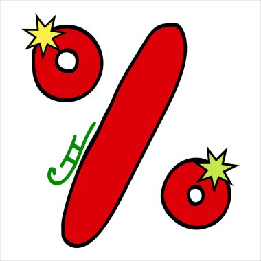 stizovanny Noel simge yüzde vektör