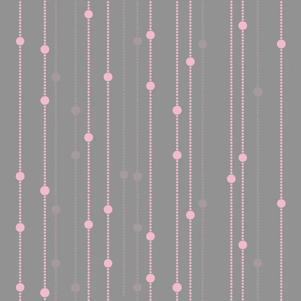 Vector seamless pattern garland of beads — Stock Vector