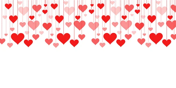 afiş kalpler vektör arka plan Valentine's Day, düğün Garland