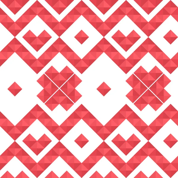 Motif géométrique sans couture de triangles — Image vectorielle