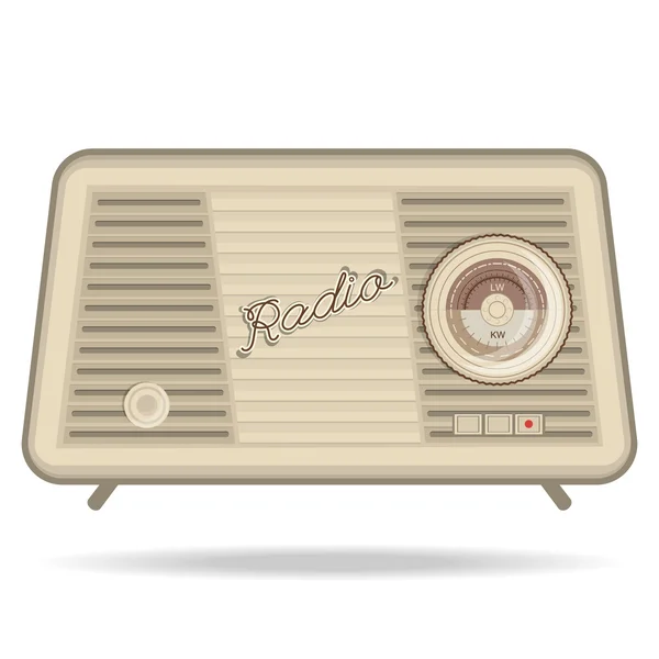 Ретро-радио, ретро-техника — стоковый вектор
