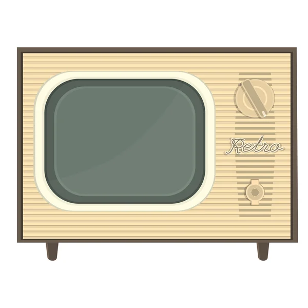 Object retro TV — Stock Vector