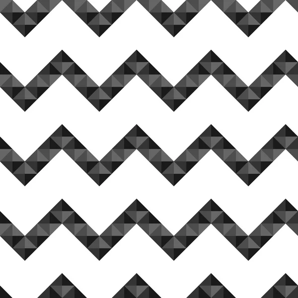 Nahtlose geometrische Muster von Dreiecken Chevron — Stockvektor