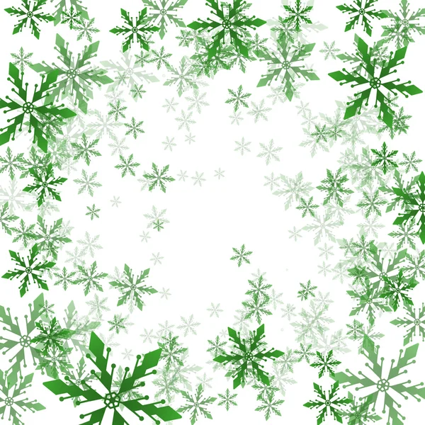 Vector Christmas achtergrond met sneeuwvlokken swirl voor wenskaarten, uitnodigingen, posters en flyers. — Stockvector