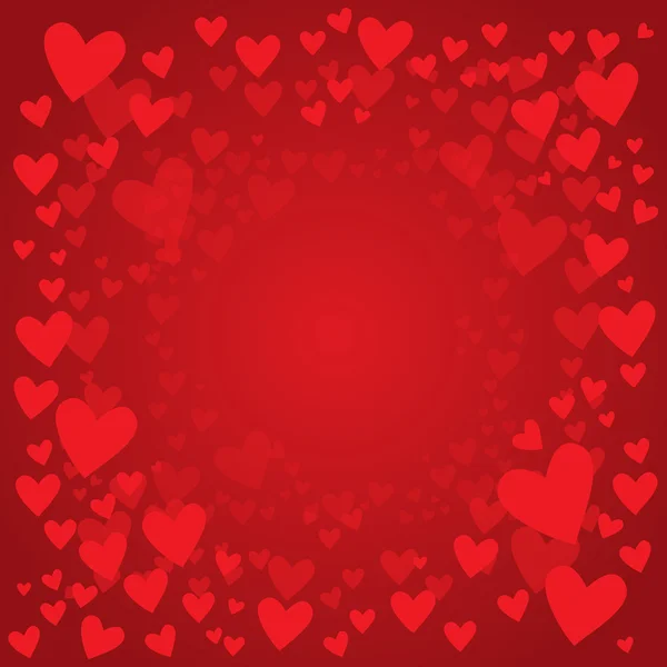 Fondo vectorial con corazones para tarjetas de felicitación, pancartas, carteles Día de San Valentín — Archivo Imágenes Vectoriales