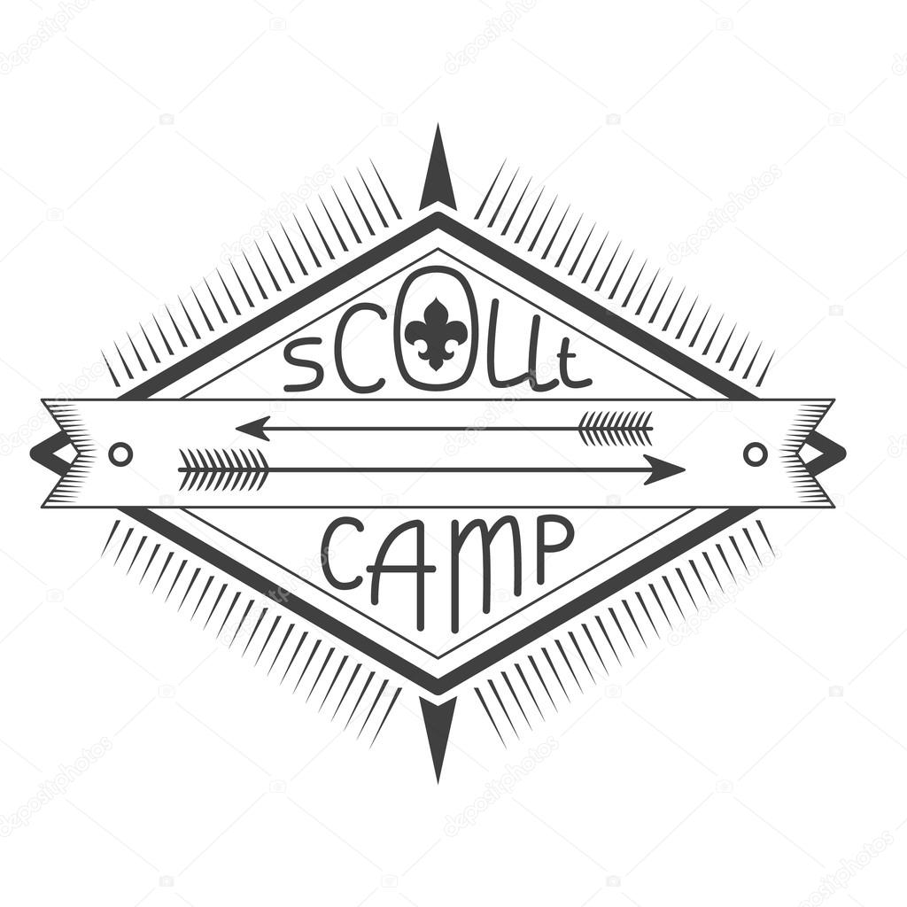 キャンプ 白黒ストックベクター ロイヤリティフリーキャンプ 白黒イラスト Depositphotos