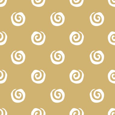  Vektör seamless modeli sarmal doodle tarzı. El çizimi.