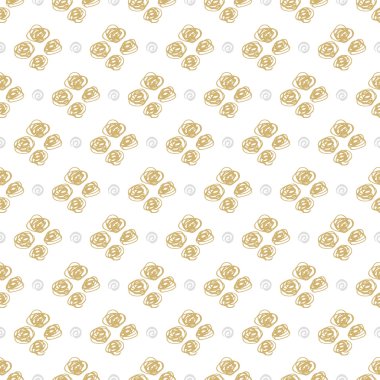 Vektör seamless modeli sarmal doodle tarzı. El çizimi.