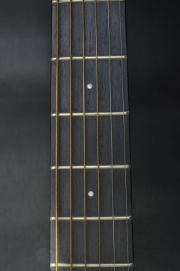SAP kafası, fretbord, akustik gitar frets.