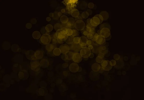 Golden Bokeh Light Illustration Sparkle Glitter Blurred Light Background Christmas — стокове фото