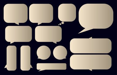 Konuşma balonunu karanlık bir arkaplandan, vektör konuşma kutusundan veya sohbet kutusundan, balon simgesi metninden veya iletişimden, çizgi film ve çizgi roman için buluttan, ileti diyalogundan ayarlayın