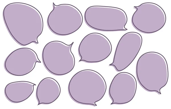 Ορισμός Φυσαλίδων Ομιλίας Λευκό Φόντο Vector Speaking Talk Bubble Icon — Διανυσματικό Αρχείο