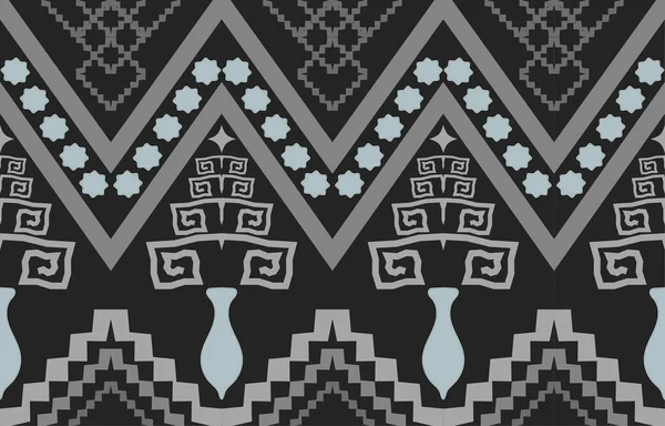 Геометрический Восточный Этнический Узор Традиционный Фон Дизайн Ковра Обоев Одежды — стоковый вектор