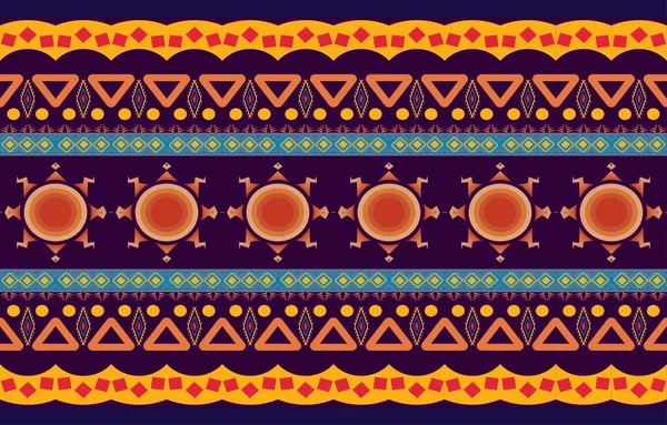 Patrón Étnico Tribal Oriental Geométrico Fondo Tradicional Diseño Para Alfombra — Archivo Imágenes Vectoriales