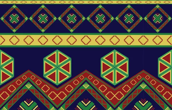 Padrão Étnico Tribal Oriental Geométrico Fundo Tradicional Design Para Tapete —  Vetores de Stock