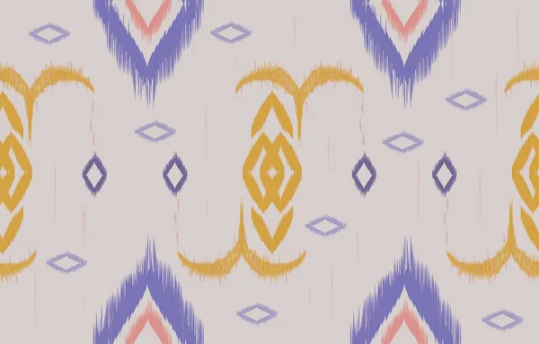 Ethnie Ikat Motif Sans Couture Géométrique Ethnique Orientale Broderie Traditionnelle — Image vectorielle