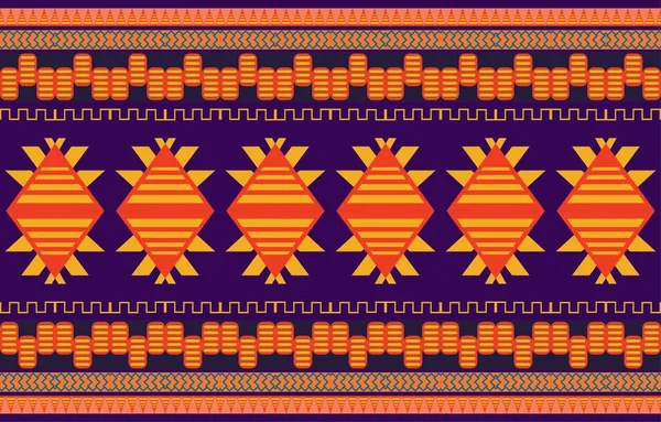 Patrón Étnico Tribal Oriental Geométrico Fondo Tradicional Diseño Para Alfombra — Archivo Imágenes Vectoriales