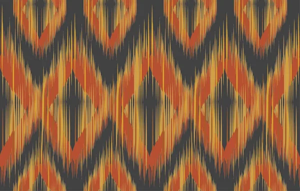 Etnik faks kusursuz desen geometrik geleneksel nakış tarzı.Arkaplan, halı, hasırı, duvar kağıdı, giysi, ambalaj, Batik, kumaş, Vektör illüstrasyonu için tasarım.