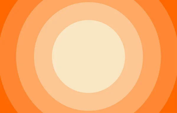 Naranja Círculo Fondo Claro Gradación Oscura Espacio Copia Concepto Fresco — Vector de stock