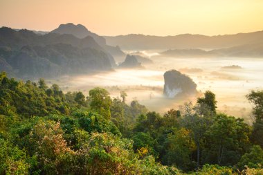 Sabah sis, Phu Lang Ka, Phayao, Tayland