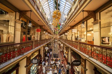 SYDNEY, AUSTRALYA - 29 Aralık 2025: Sydney 'deki Strand Arcade.