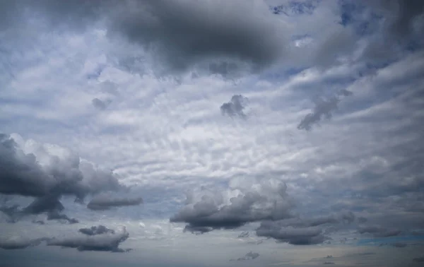 Summer white clouds in the blue sky.