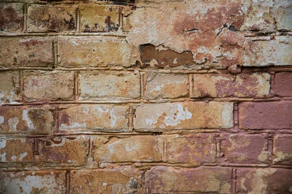 Old Cement Plaster Walls Traces Falling Paint Element Design Background — Stock Photo, Image