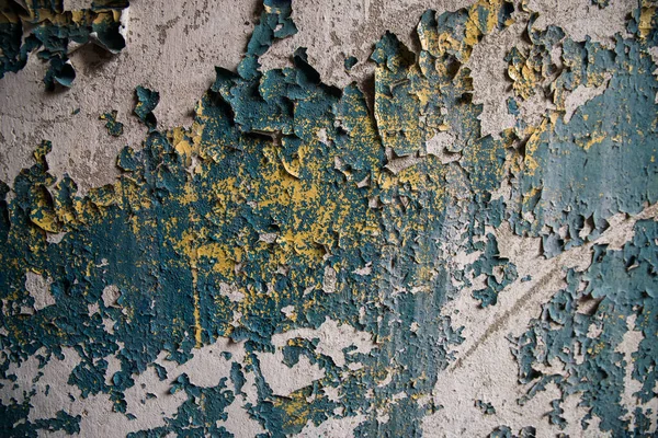 페인트가 떨어지는 시멘트 설계의 결정체 — 스톡 사진