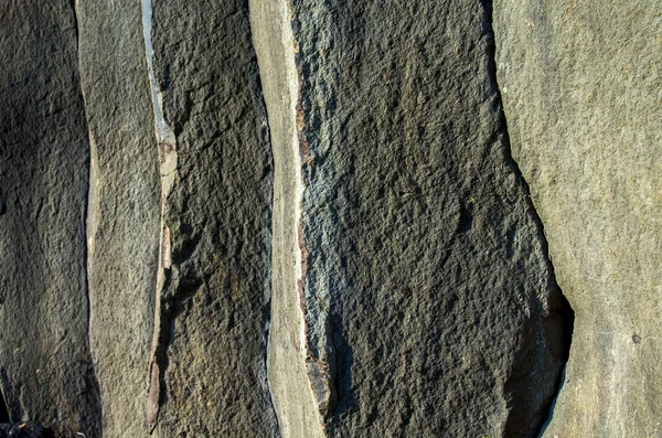 Basaltgestein Nahaufnahme Schöne Sechseckige Steinformationen — Stockfoto
