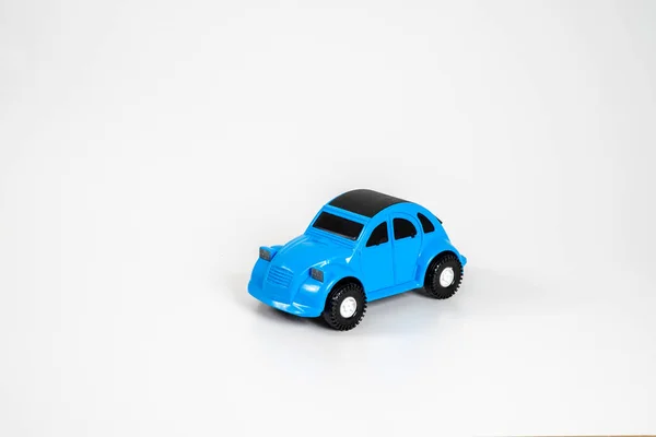 Toy Plastic Car Isolated White Background — Stock Photo, Image