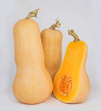 Açık armut şeklinde üç kabak..