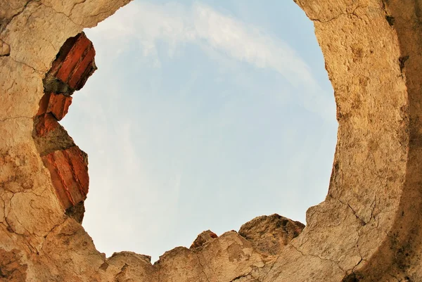 Een gat in de lucht Rechtenvrije Stockafbeeldingen