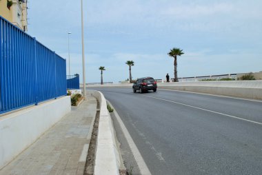 Kuzey Afrika'da bulunan Ceuta İspanyol şehir sokaktan