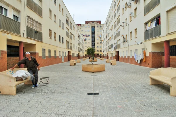 Calle de la ciudad española de Ceuta situada en el norte de África — Foto de Stock