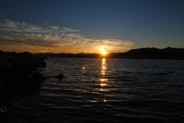 Coucher Soleil Lac Leman Genève Suisse Suisse Photographie