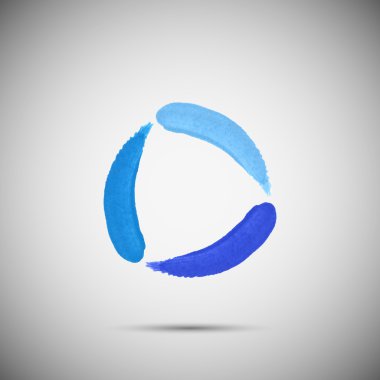 Döngüsü tasarım logo şablonu.
