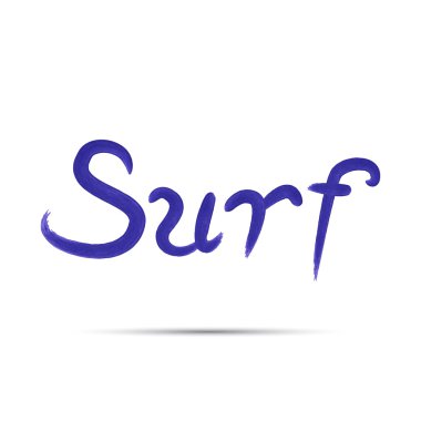 Sörf llogo şablonu