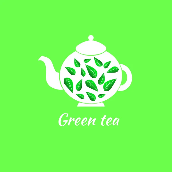 Teapot with tea icon — Stock Vector