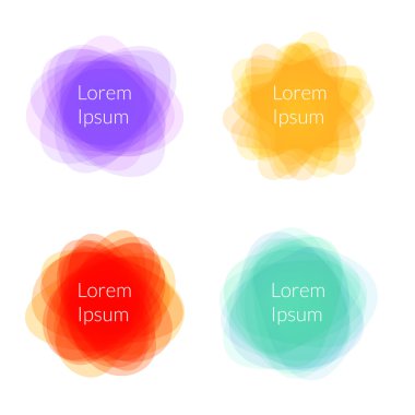 Soyut vektör afiş. Tasarım öğeleri.